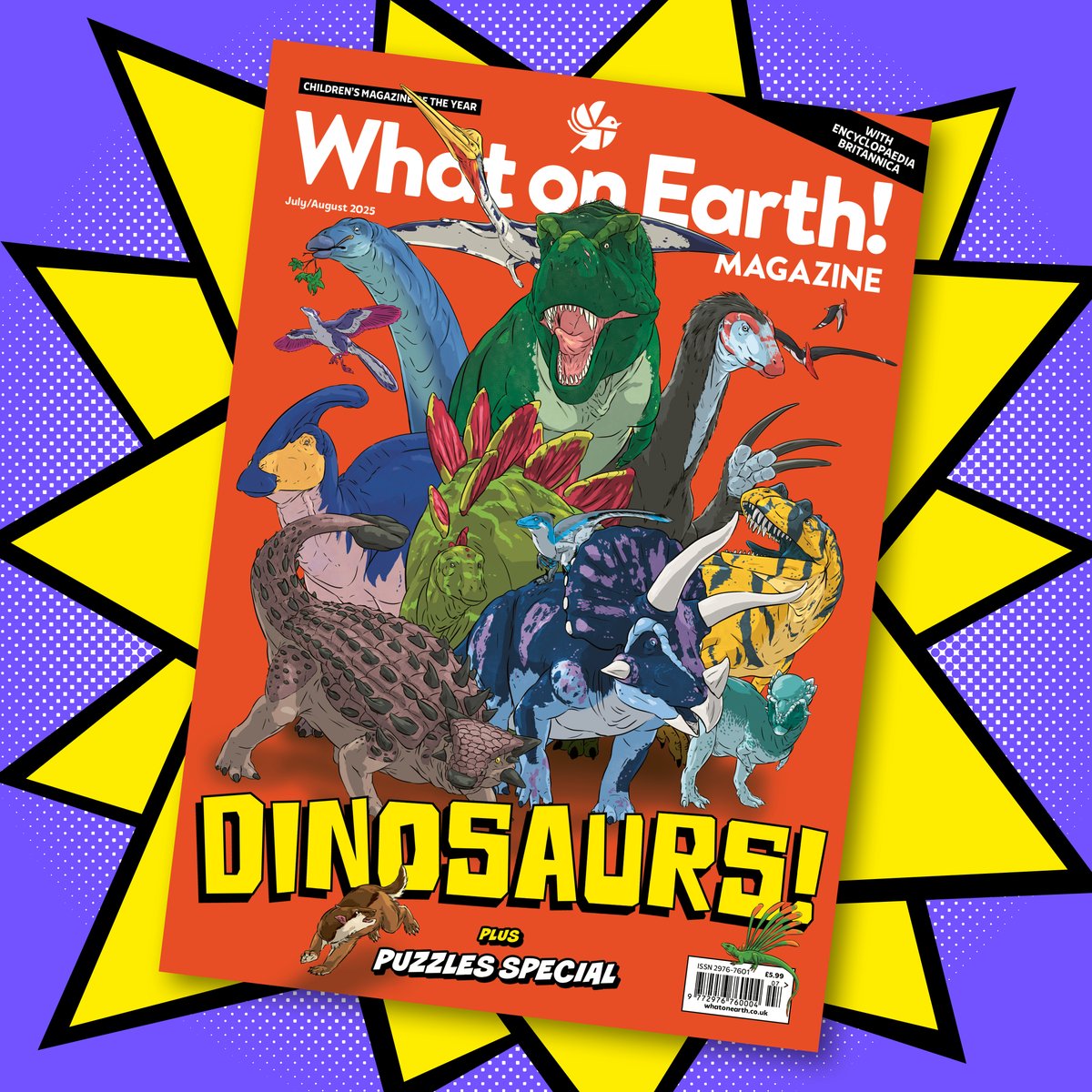 RAWR-some news… our BUMPER July/August issue has landed – and it’s dino-mite! 🦖🦕🌋

Subscribers, keep an eye on the post – this issue is starting to arrive now! 💥