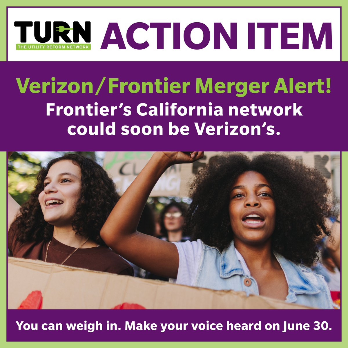 The CPUC is holding a public hearing on Verizon’s proposed takeover of Frontier. This is your chance to speak up about the future of internet and phone service in California.

📍 IN-PERSON in Long Beach: Monday, June 30 at 2 PM &amp; 6 PM 

Find details here: sholink.to/Verizon-Fronti…
