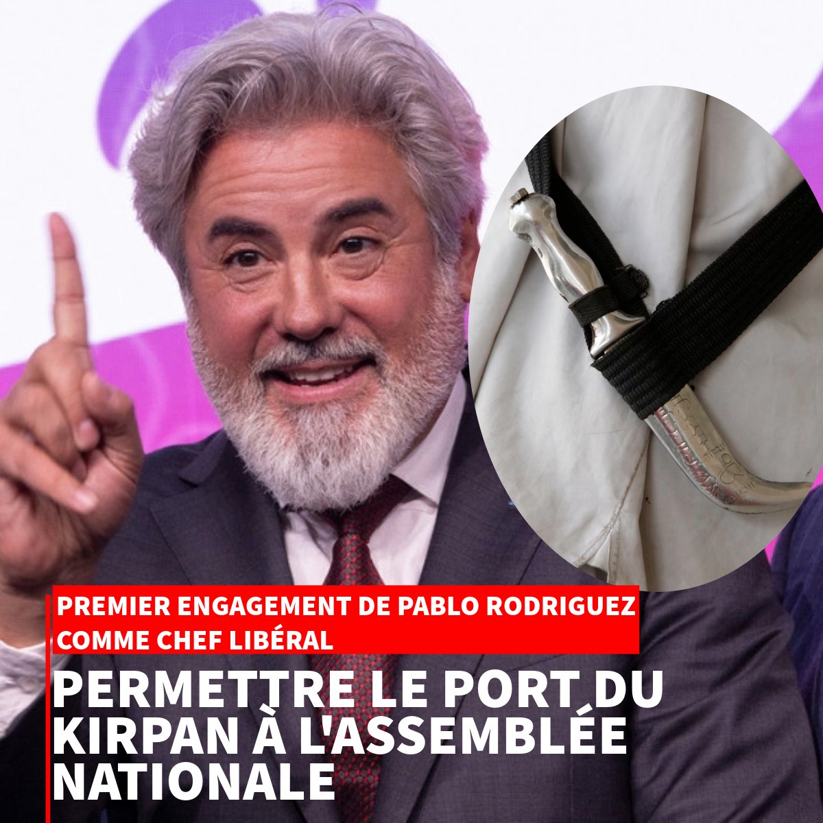 repliquecaq's tweet image. Pablo Rodriguez a dit aux sikhs ce qu'ils voulaient entendre, en anglais.
Devant les médias, il dit l'inverse, en français. 🤥
Le @LiberalQuebec est devenu la succursale du Parti libéral du Canada! 🚩🚩