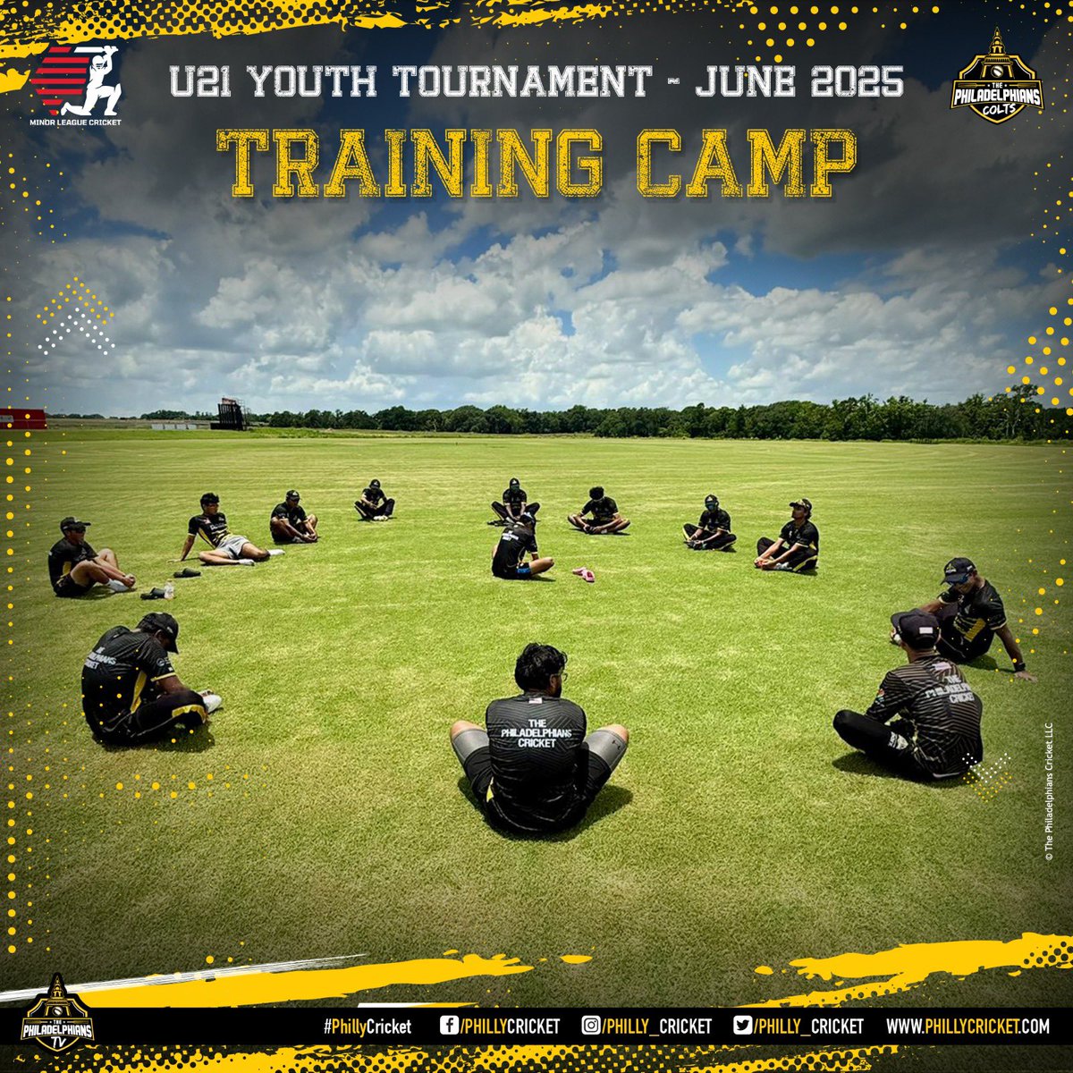 The Philadelphians Cricket (@philly_cricket) on Twitter photo Grinding Today β Shining Tomorrow π
The Colts all locked in at our <a href="/MiLCricket/">Minor League Cricket</a> U21 Youth Tournament 2025 training camp in Houston! ππ
#PhillyCricket #Colts #Philadelphia #Youth #USA #Cricket #MiLC #NextGen Grinding Today β Shining Tomorrow π
The Colts all locked in at our <a href="/MiLCricket/">Minor League Cricket</a> U21 Youth Tournament 2025 training camp in Houston! ππ
#PhillyCricket #Colts #Philadelphia #Youth #USA #Cricket #MiLC #NextGen