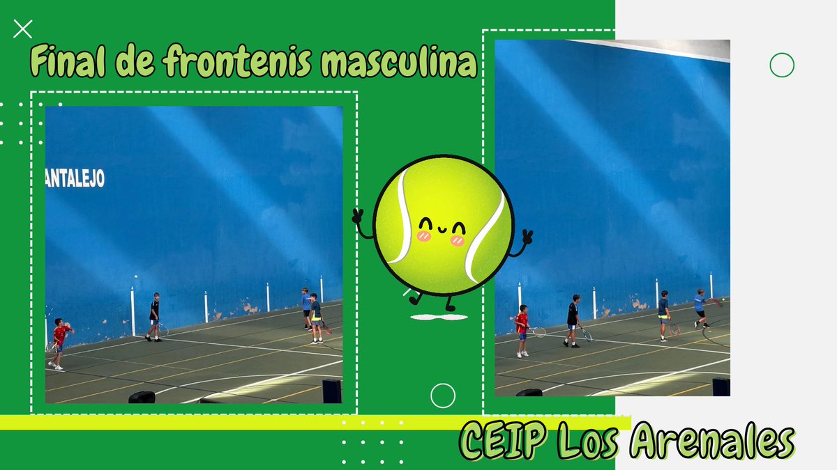 CEIP_ARENALES's tweet photo. Gracias a todos los niños y niñas de 6° que participaron en el campeonato de frontenis 🎾👟y especialmente a los semifinalistas, ganadores y ganadoras🥎🏆🎉🎊 ¡Enhorabuena!
#educacyl
#frontenis
#Deporte
#Educación https://t.co/vSb5lnfKvA
