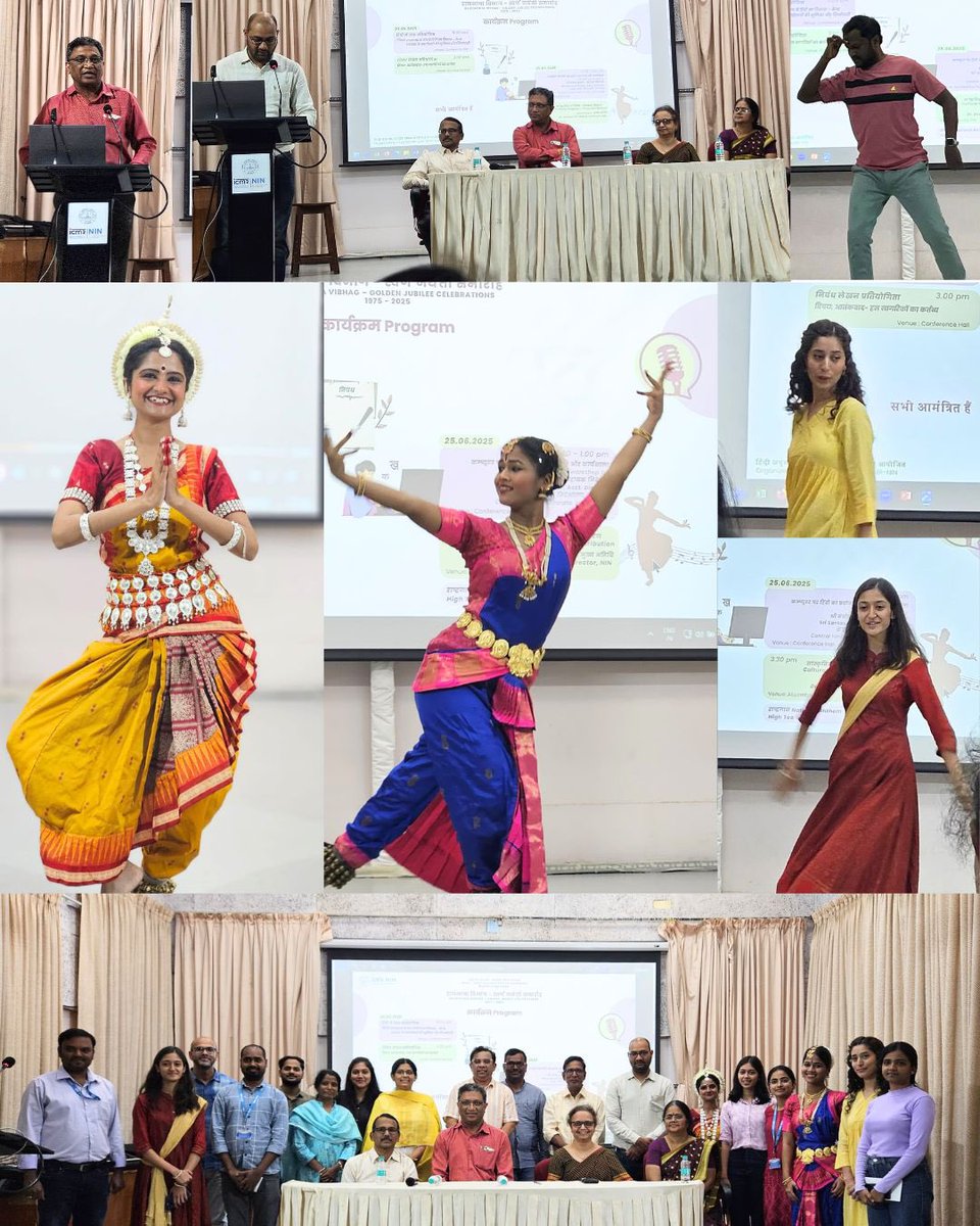 ICMRNIN's tweet image. राजभाषा विभाग की स्वर्ण जयंती पर दो दिवसीय कार्यक्रम आयोजित किया गया।
हिंदी प्रतियोगिताएँ, टाइपिंग कार्यशाला व सांस्कृतिक कार्यक्रम हुए। पुरस्कार वितरण निदेशक डॉ. कुलकर्णी द्वारा किया गया।

#राजभाषा #HindiCelebration @ICMRDELHI @DeptHealthRes @MoHFW_INDIA  @ministryofhome1
