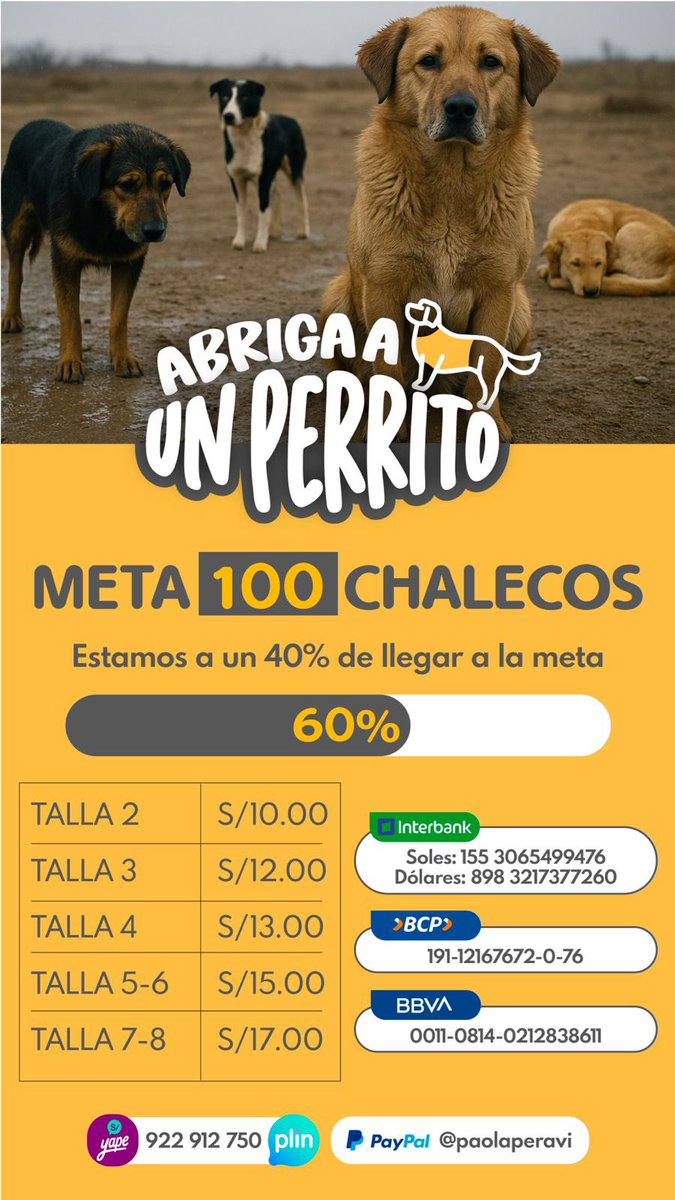 Ya estamos llegando te sumas? 
Un chalequito puede salvar del frío en las madrugas el frío cala hasta los huesos en la parte de la playa 😖
Si no puedes aportar tu RT ayuda mucho 💜🫶🏼