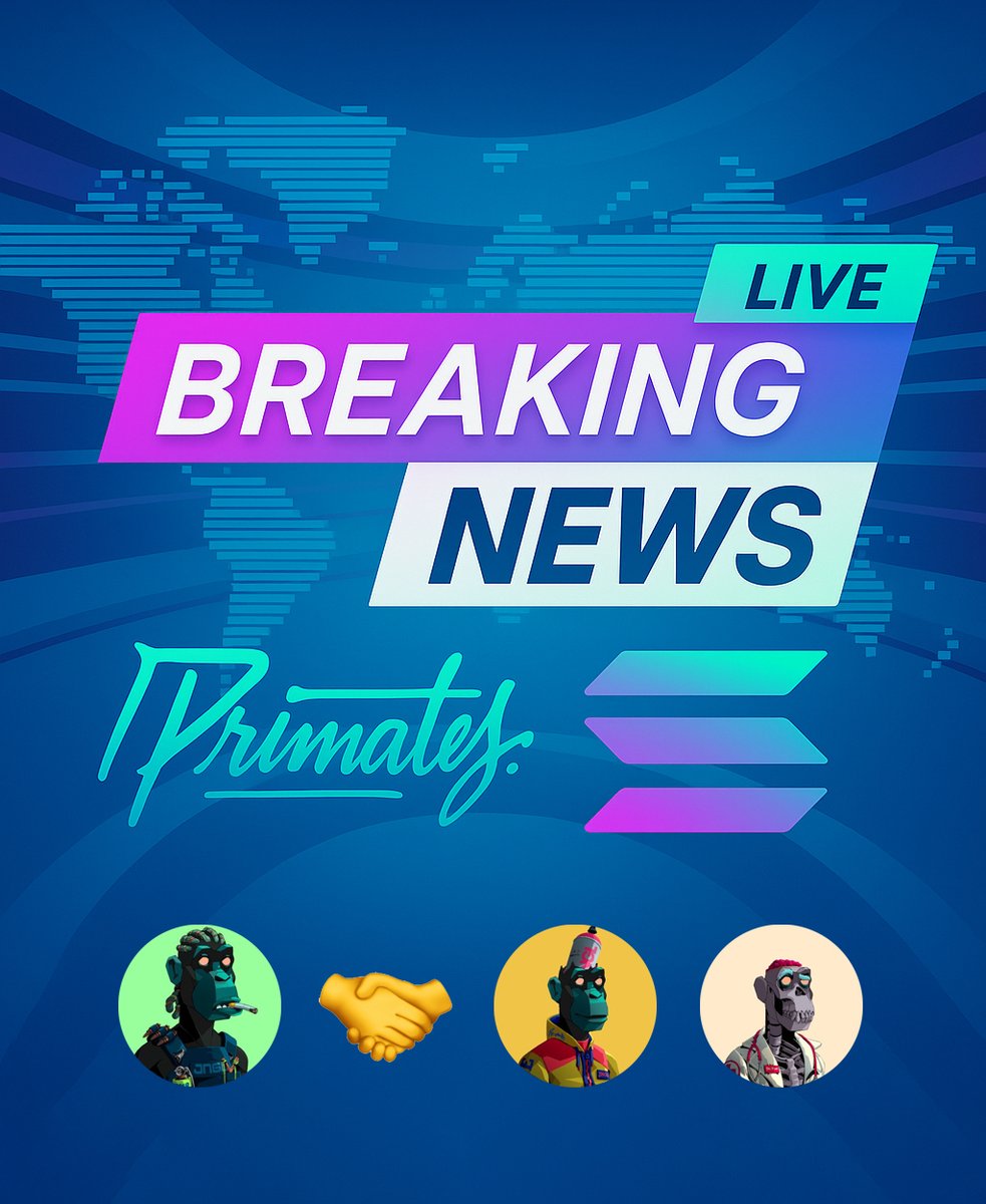 BREAKING: Primates NFT is officially undergoing a CTO. As of this announcement, the project will be led by <a href="/527hats/">527 🧢</a> and <a href="/nft_fee/">Coach_Fee</a>, with support from many long-time Primates holders within <a href="/PACmates/">PAC</a>. Thank you for your attention to this matter. 🧵👇