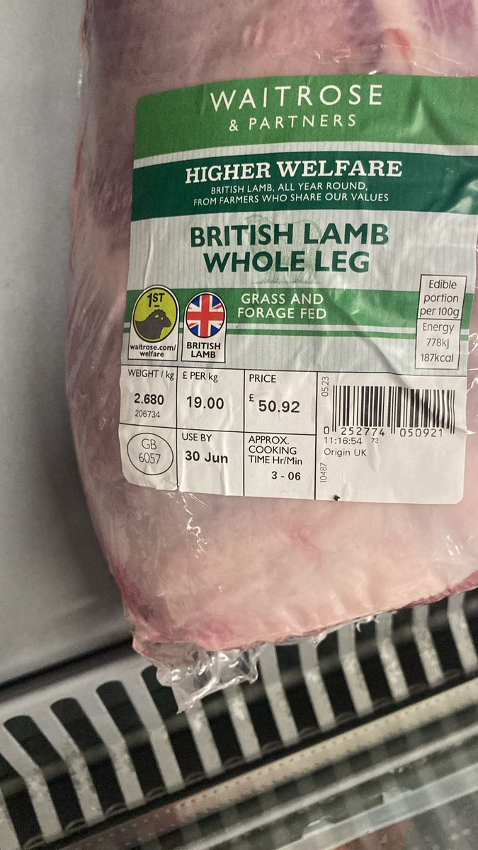 Catherine Blaiklock BP (@blaiklockbp) on Twitter photo Are you aware that your ‘higher welfare lamb’ ends up with its throat cut by religious slaughter ?
Care to comment <a href="/waitrose/">Waitrose & Partners</a> ?
Obviously it is not labelled as such .
I will be writing to you.
<a href="/RupertLowe10/">Rupert Lowe MP</a> <a href="/RobinTilbrook/">Robin Tilbrook</a> Are you aware that your ‘higher welfare lamb’ ends up with its throat cut by religious slaughter ?
Care to comment <a href="/waitrose/">Waitrose & Partners</a> ?
Obviously it is not labelled as such .
I will be writing to you.
<a href="/RupertLowe10/">Rupert Lowe MP</a> <a href="/RobinTilbrook/">Robin Tilbrook</a>