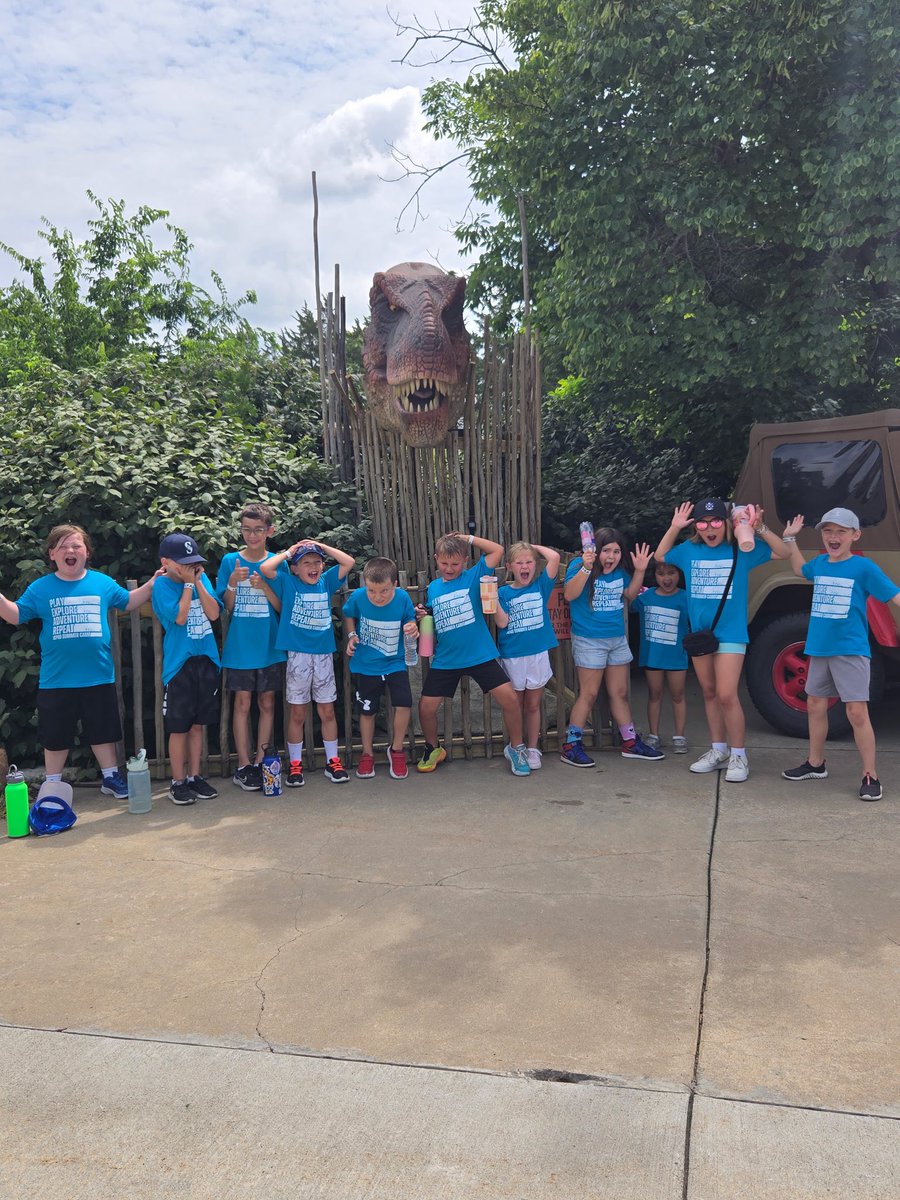 Gardner Indoor Summer Camp survived the Dino’s at the Topeka Zoo!