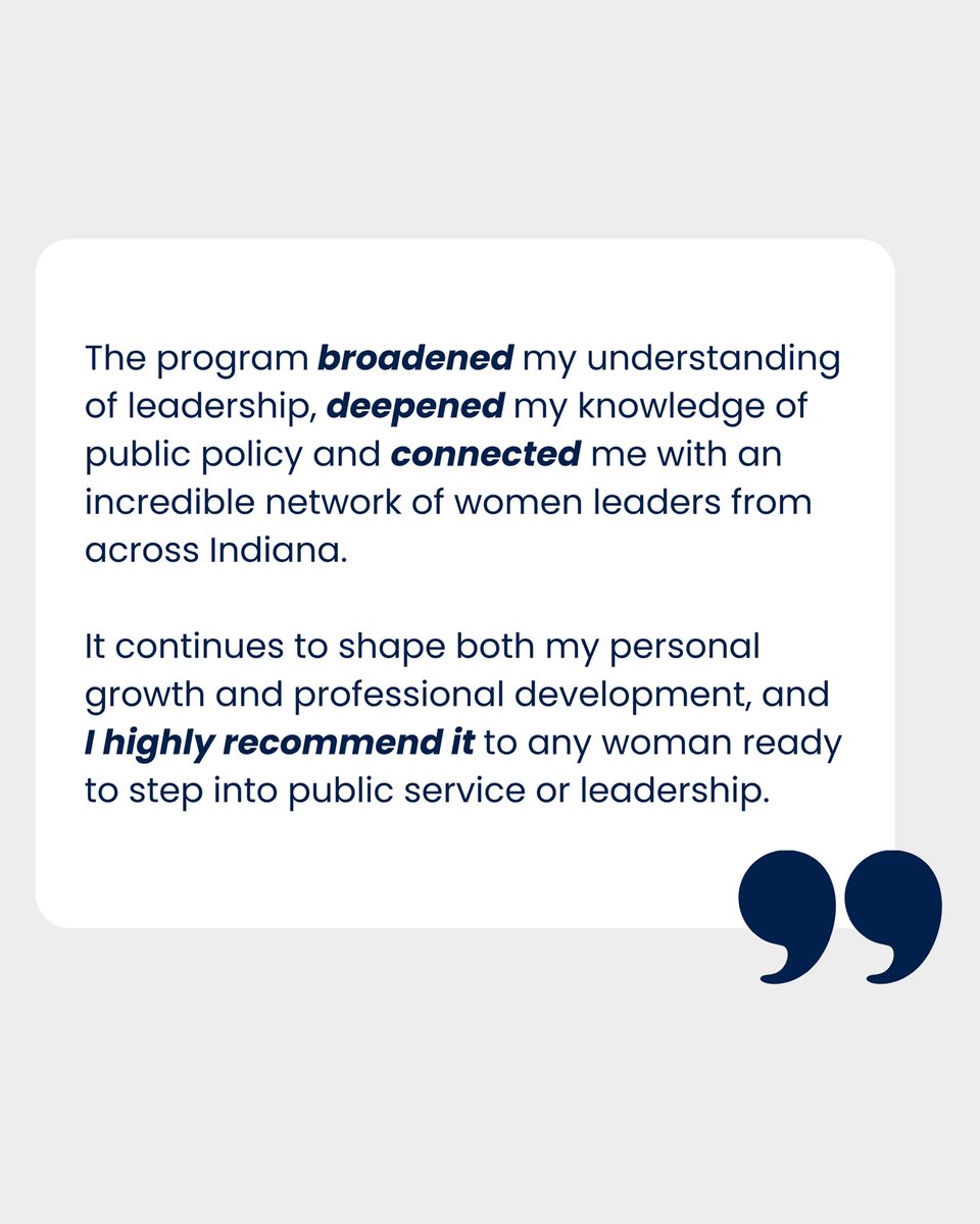⭐️ALUMNAE SPOTLIGHT⭐️

Regina Miller (2020-2021)

The Lugar Series was a transformative experience for Regina, and it continues to shape her leadership journey today. 

🔗 Learn more and apply at lugarseries.com/apply

#LugarSeries #WomenInLeadership #ApplyNow