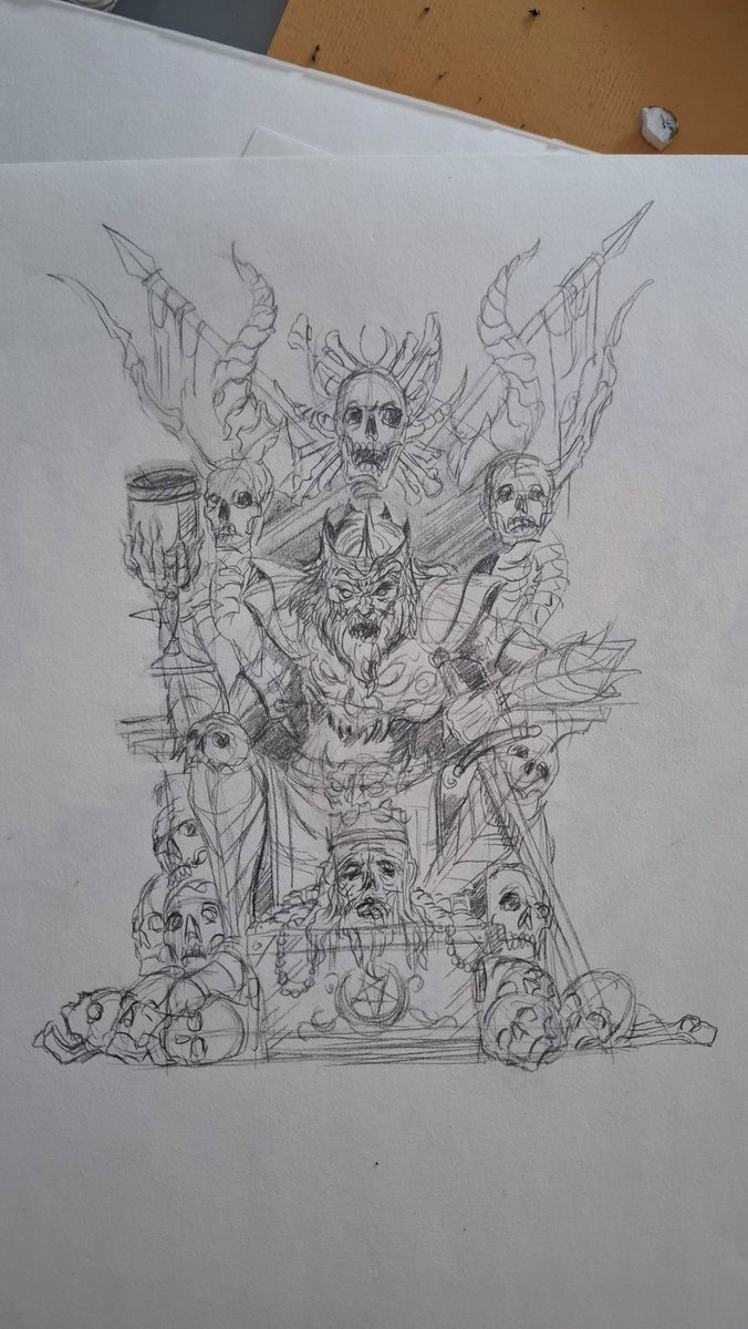 NestorAvalosZar's tweet photo. The greedy king / the one who brings pain and perdition π₯βοΈβ οΈβοΈπ₯
Art developed for @foetaljuice
Drafts and ideas, handmade art tradition
#darkart #drafts #nestoravalosart #macabreart #horrorart
Dark art https://t.co/74Av0ySygd