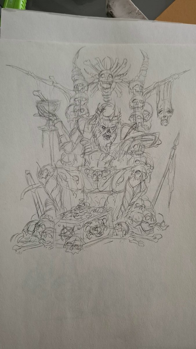 NestorAvalosZar's tweet photo. The greedy king / the one who brings pain and perdition π₯βοΈβ οΈβοΈπ₯
Art developed for @foetaljuice
Drafts and ideas, handmade art tradition
#darkart #drafts #nestoravalosart #macabreart #horrorart
Dark art https://t.co/74Av0ySygd