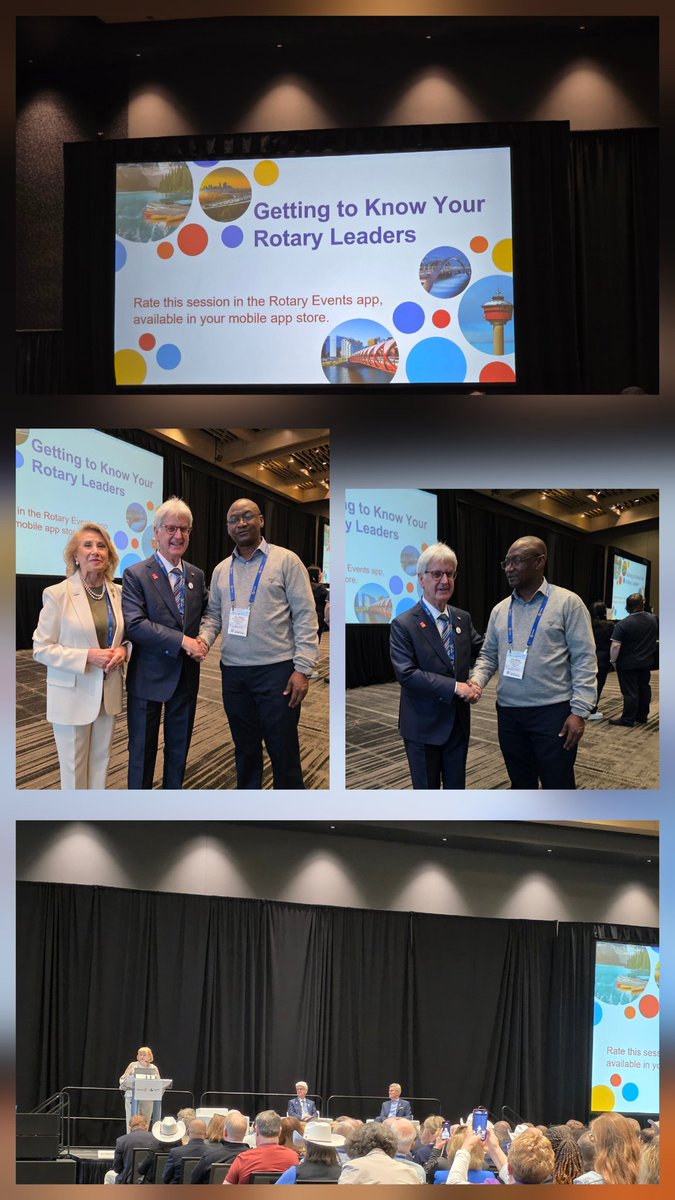Geoffrey M. Kitakule (@gkitakule) on Twitter photo Had an opportunity today in Calgary to interact with Rotary International President for 2025-26 Francesco Arezzo at Know your leaders meeting. He says we need to grow membership and also adapt to change. <a href="/KampalaSouth/">KlaSouth Rotary Club</a> <a href="/RotaractD9213/">Rotaract District 9213</a> <a href="/rotaryd9213/">Rotary District 9213</a>
#Unite4good9213 Had an opportunity today in Calgary to interact with Rotary International President for 2025-26 Francesco Arezzo at Know your leaders meeting. He says we need to grow membership and also adapt to change. <a href="/KampalaSouth/">KlaSouth Rotary Club</a> <a href="/RotaractD9213/">Rotaract District 9213</a> <a href="/rotaryd9213/">Rotary District 9213</a>
#Unite4good9213