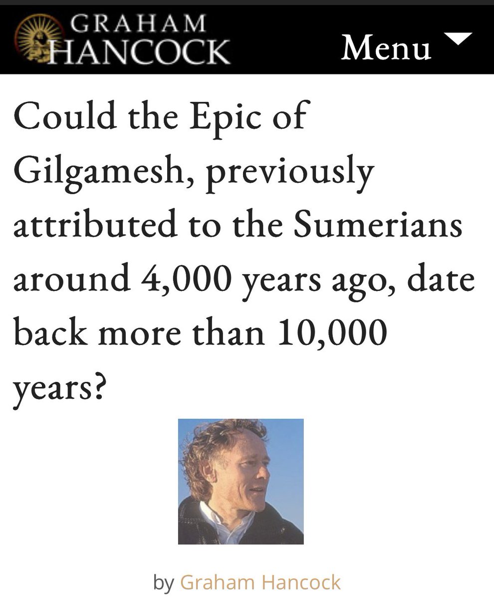 BrightInsight6's tweet photo. WOW -  @Graham__Hancock may have just uncovered a History changing revelation involving the origins of the EPIC OF GILGAMESH

Long believed to be a Sumerian tale originating out of ancient Mesopotamia 4,000yrs ago, may have actually emerged out of TURKEY…AND, an astonishing 6,000 YEARS EARLIER 🤯

Although nothing is certain and speculation is at hand, when you evaluate the details provided in Graham Hancock’s newly published article, it is clearly very much within the realm of possibility that our History may need to be rewritten involving one of humanity’s oldest surviving tales…

This is huge 🔥

Link for the full article down below!👇🏻