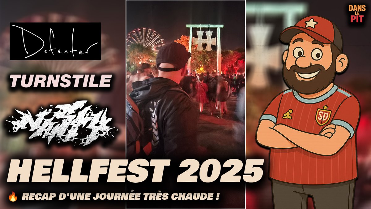 🔥 De retour au Hellfest après 10 ans.
8 concerts. 38°C. Turnstile en crash barrière.
Une journée hardcore comme on les aime. 💥
🎥 Mon récap complet est dispo sur YouTube !
👉 youtu.be/gK0xq4hn0s0?si…
#Hellfest2025 #Turnstile #Hardcore #DansLePit