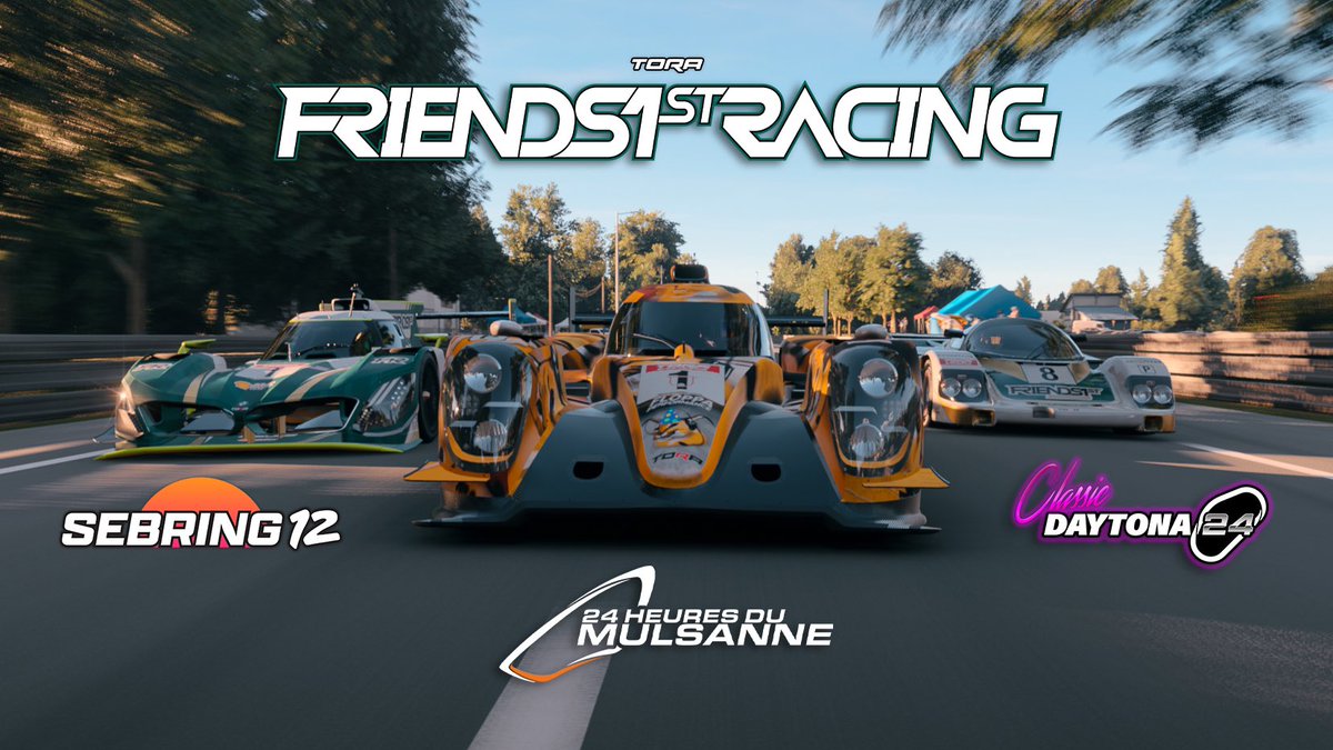 What started as a theoretical goal just eight months ago has now become a reality. After many late nights and tons of laps. Friends 1st Racing has completed the Triple Crown Endurance in our very first year as a team in the Prototype class! <a href="/TheReal_TORA/">TORA</a> 

To every driver who’s