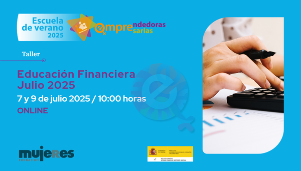 ✔️⁣¿Te gustaría saber cómo llevar las finanzas de tu negocio? Estamos a pocos días del taller de Educación Financiera. Reserva este 7 y 9 de julio ¡Inscríbete aquí!  #EscuelaVeranoFundacionMujeres #SoyEmprendedora