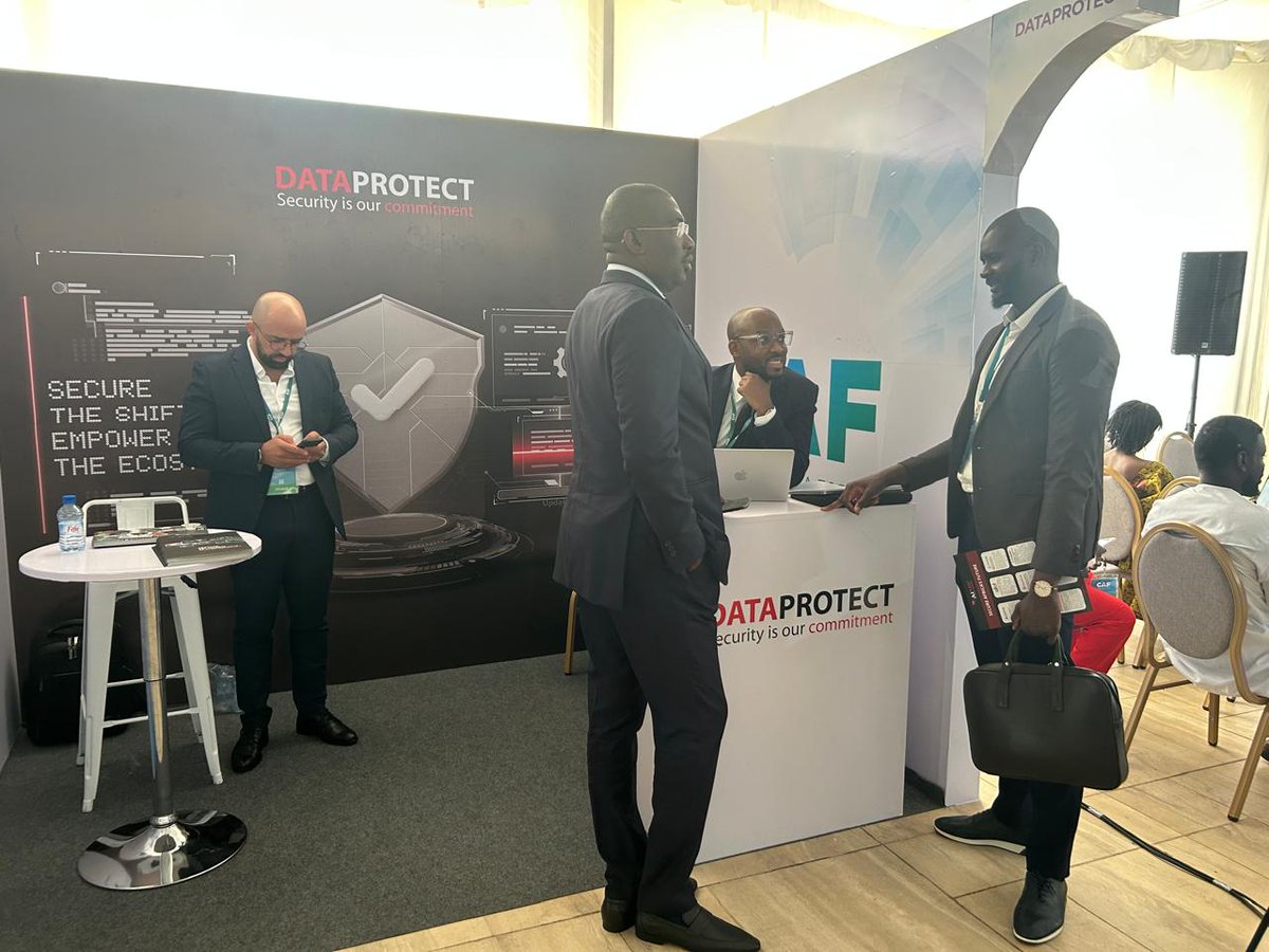 DataProtect_'s tweet image. 🔐 Proud to be part of Cyber Africa Forum 2025 in Cotonou! Together, we’re building a secure and resilient digital Africa. #CAF2025 #DATAPROTECT #Cybersecurity