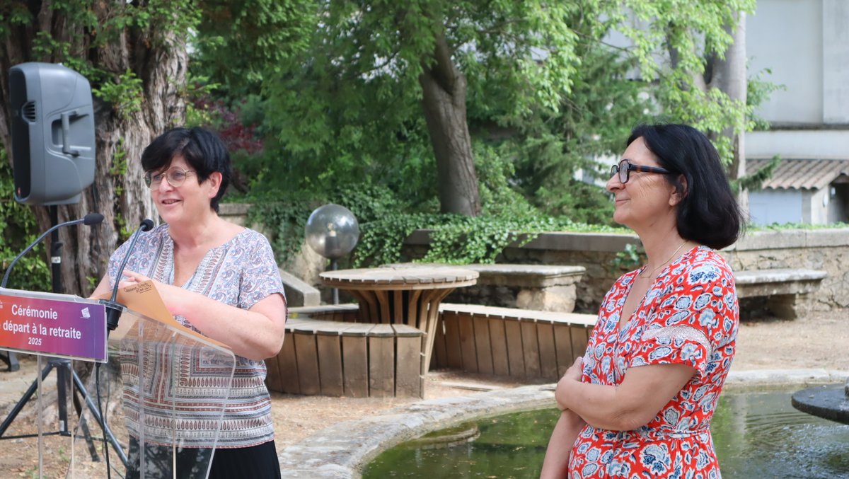 Cérémonie de départ à la retraite 2025.
Nous saluons le parcours de Marie-Pierre Bost, enseignante en économie et gestion à la <a href="/FacEducMtp/">Faculté d'Éducation de l'Université de Montpellier</a>
Son investissement auprès des étudiants ont été chaleureusement soulignés par la Directrice Agnès <a href="/PerrinDoucey/">Agnès Perrin-Doucey</a> 
<a href="/umontpellier/">Université de Montpellier</a>