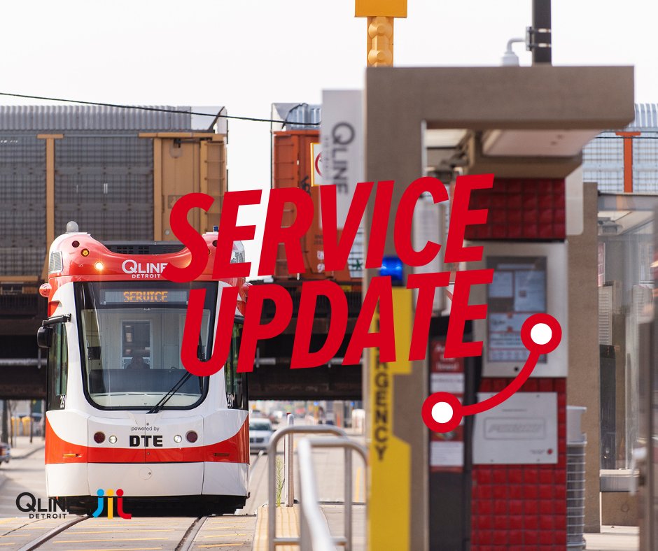 qlinedetroit's tweet image. #ServiceUpdate: QLINE is now operating on the full route with increased headways as we continue to manage maintenance-related delays.
We’re working to restore 15-minute frequency by this afternoon and will provide updates as service normalizes.

Thank you for riding with us and