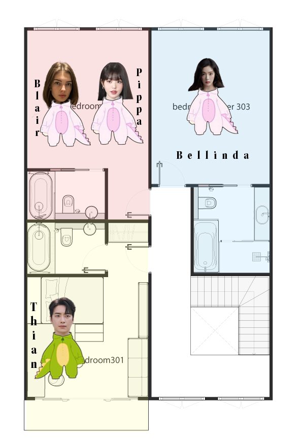 แผ่นกระดาษใหญ่ถูกแปะไว้มุมห้องครัวพร้อมคำบรรยายเล็กๆว่า

   ‘ต้องการพบเพื่อนคนใด กรุณาเคาะให้ถูกห้องนะจ้ะ , ด้วยความหวังดี จาก คุณแม่บ้านคนสวย’

                รอยยิ้มภูมิใจ ทำทั้งคืน 😌