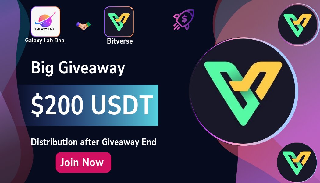 Galaxy Labs Dao🧪 (@galaxylabss) on Twitter photo 🥳 Bitverse x Galaxy Lab #Giveaway 🥳
🏆Prize Pool:- 200 $USDT ( Join Now)
✅ Follow <a href="/BitverseApp/">Bitverse: All-in-One Super AI DEX</a>
✅ Like, RT & Tag 3 Friends
✅ Complete Form ⤵️
forms.gle/1KtTMqcizKEcTU…
🚀 Join Now & Grab some Reward 🥳 Bitverse x Galaxy Lab #Giveaway 🥳
🏆Prize Pool:- 200 $USDT ( Join Now)
✅ Follow <a href="/BitverseApp/">Bitverse: All-in-One Super AI DEX</a>
✅ Like, RT & Tag 3 Friends
✅ Complete Form ⤵️
forms.gle/1KtTMqcizKEcTU…
🚀 Join Now & Grab some Reward