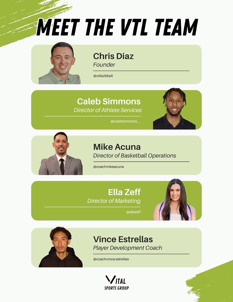 vtlsports's tweet image. Meet your VITAL team⭐️