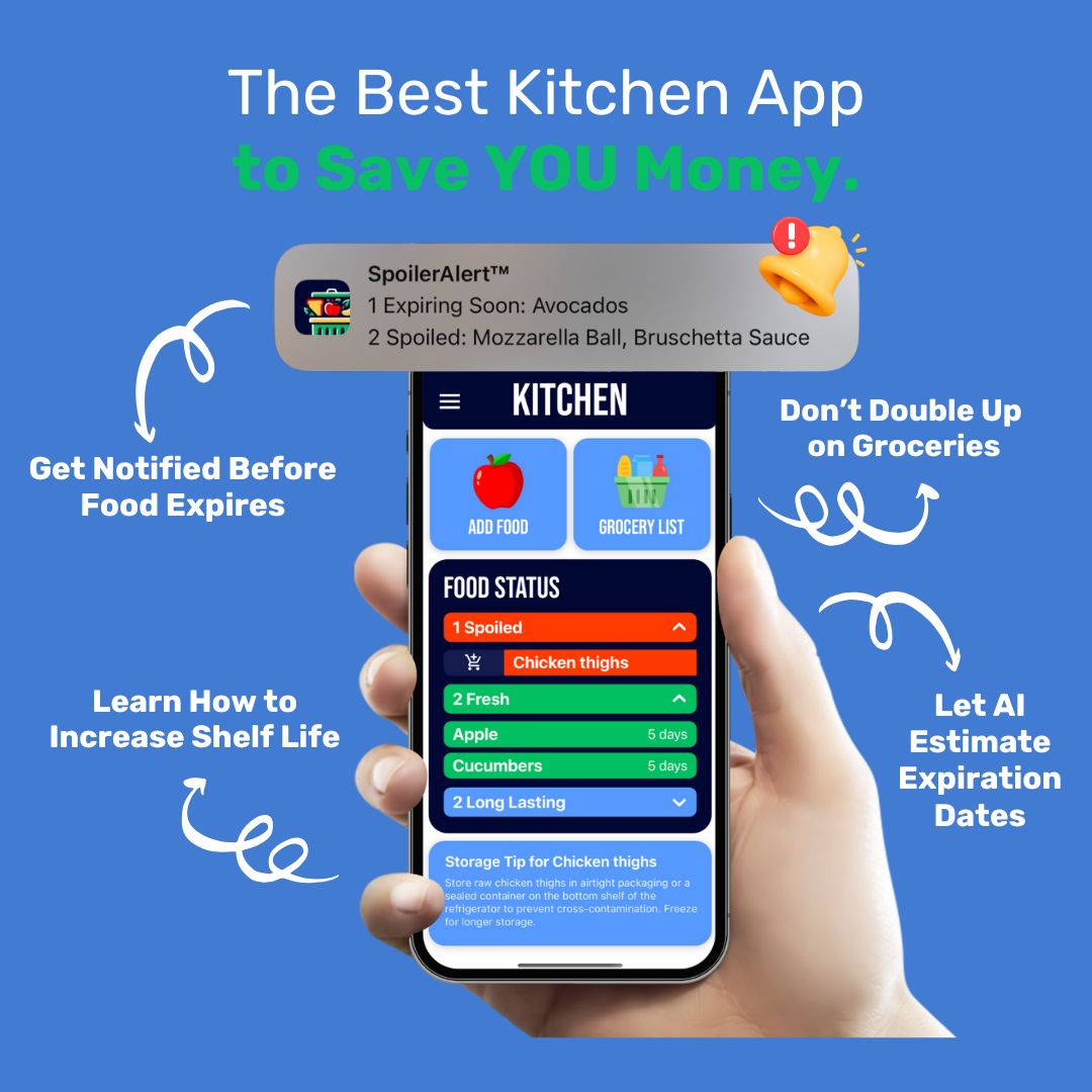 spoilsaver's tweet photo. We are available for download in the US and Canada!  

Your kitchen's new best friend is just a tap away.
Save food, save money, and live more sustainably, one meal at a time.
Let’s waste less together. 

👉 Download now & tag us in your food-saving wins! #SpoilSaver 

#NowAvailable #USLaunch #CanadaLaunch #FoodWasteWarrior #KitchenApp #SustainableLiving #FoodSaver #WasteLess #HomeCooksUnite #PantryGoals #MealPlanningMadeEasy #EcoFriendlyLiving #KitchenTech