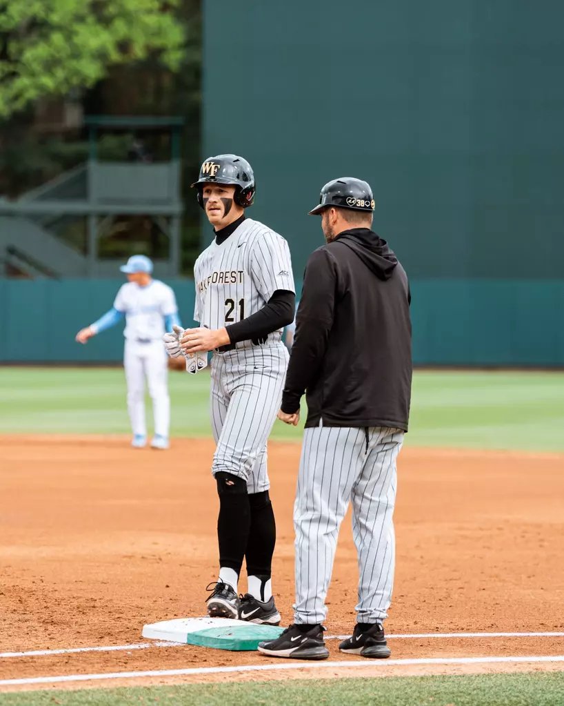 Kendall Rogers (@kendallrogers) on Twitter photo SCOOP: <a href="/DukeBASE/">Duke Baseball</a> is hiring Matt Wessinger as one of its full-time assistants, I'm told. Wessinger spent the last three seasons as an assistant at Wake Forest, where he handled base running and defense for the #Deacs. He's joining Muscara's #Duke staff.
UPDATED CAROUSEL: SCOOP: <a href="/DukeBASE/">Duke Baseball</a> is hiring Matt Wessinger as one of its full-time assistants, I'm told. Wessinger spent the last three seasons as an assistant at Wake Forest, where he handled base running and defense for the #Deacs. He's joining Muscara's #Duke staff.
UPDATED CAROUSEL: