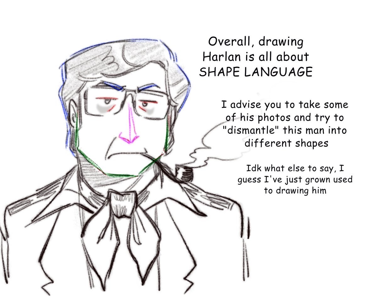 KefirSTushyu's tweet photo. ๐พ Someone asked me on Tumblr to show some tips in drawing Harlan... So here's HARLAN ELLISON DRAWING TUTORIAL #HarlanEllison #sdmi #ihnmaims https://t.co/krpt7ZXzRz