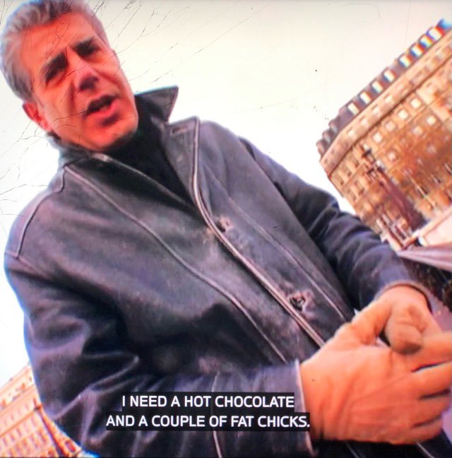 Folfgirl's tweet photo. in honor of bourdain's bd, I'm goin to have a anthony bourdain summer (aka having a good time) https://t.co/EHQiM7y7Py