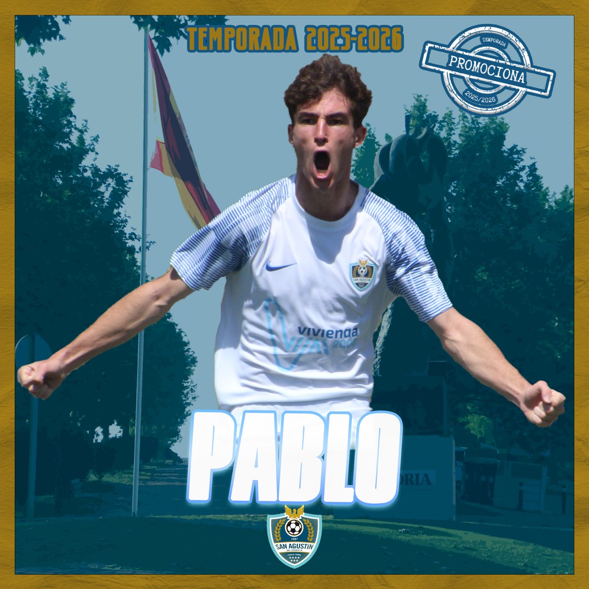 Primer equipo | 🆙PROMOCIONA🆙

Pablo tendrá ficha con el primer equipo esta temporada.

El lateral y extremo ya fue un fijo en el tramo final de liga y quiere asentarse como jugador de futuro.

#ElFinalFeliz ☺️🔚