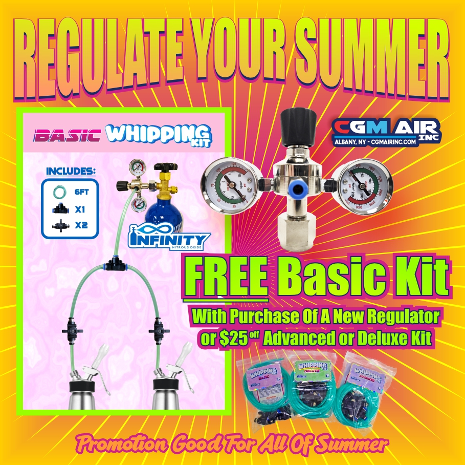 CGMAirInc's tweet photo. Free Basic kit with Regulator purchase or $25 off the Advanced or Deluxe kits.

Good All Summer! https://t.co/eO1E4ETfxf