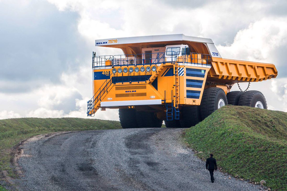 Belarus MFA 🇧🇾 (@belarusmfa) on Twitter photo The world's largest quarry dump truck will be shown to participants of the IV Eurasian Economic Forum 
Stay tuned 😎 The world's largest quarry dump truck will be shown to participants of the IV Eurasian Economic Forum 
Stay tuned 😎