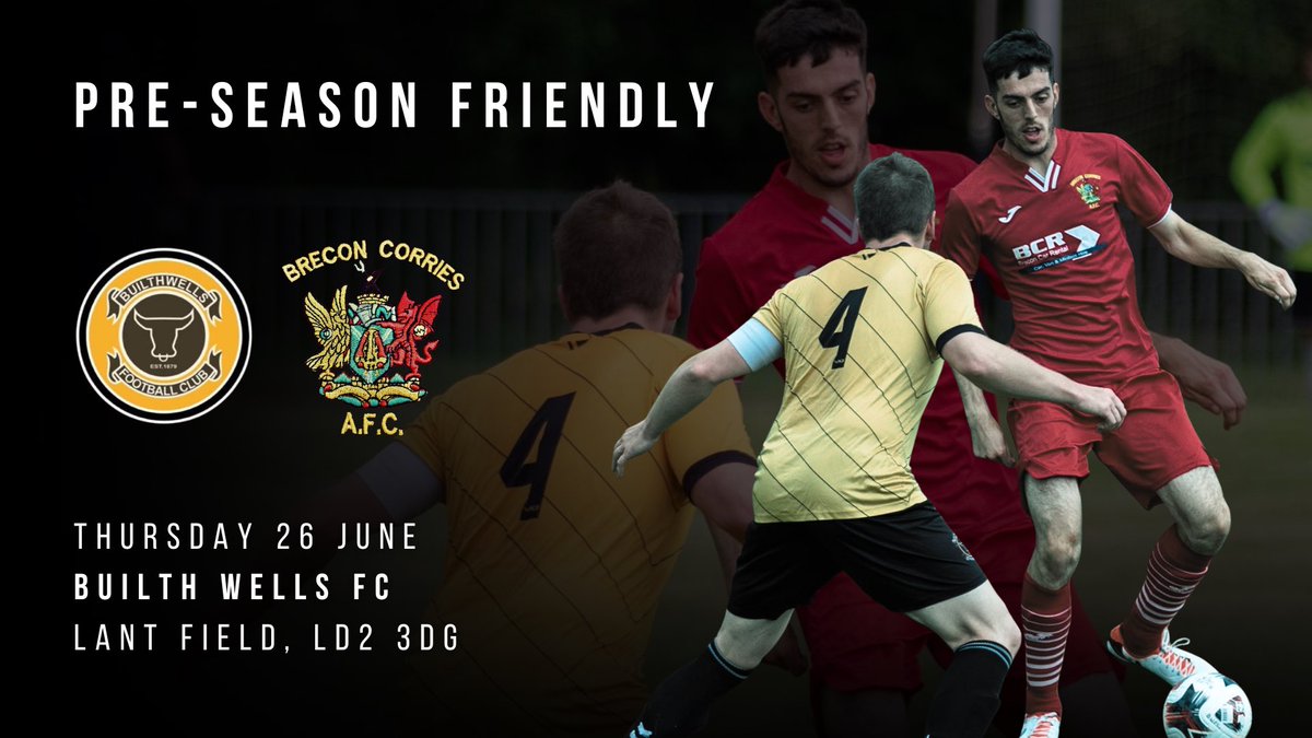 We continue our pre-season campaign tomorrow evening with a trip to <a href="/BuilthWellsFC/">Builth Wells FC</a>.

Another great opportunity to get some minutes under the belt in preparation for the fast-approaching <a href="/ArdalSouthern/">Ardal Southern</a> season.

⏰ | 7:00pm KO
📍 | The Lant Field, LD2 3DG