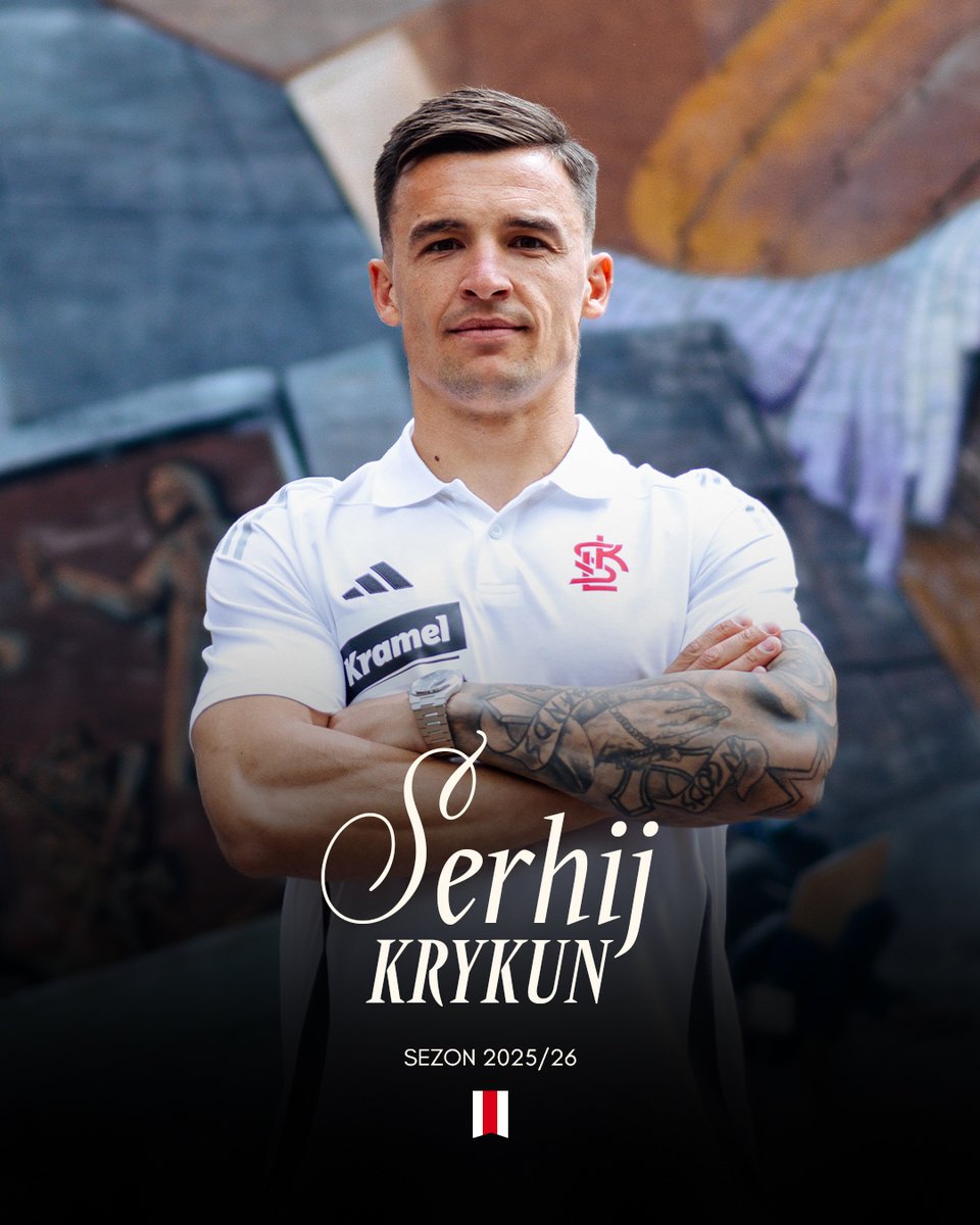 LKS_Lodz's tweet photo. A tego to nawet kojarzymy 😅 Serhij Krykun piątym nowym piłkarzem ŁKS-u! #JestemEłkaesiakiem

🖊️ https://t.co/ERzar0v7sI