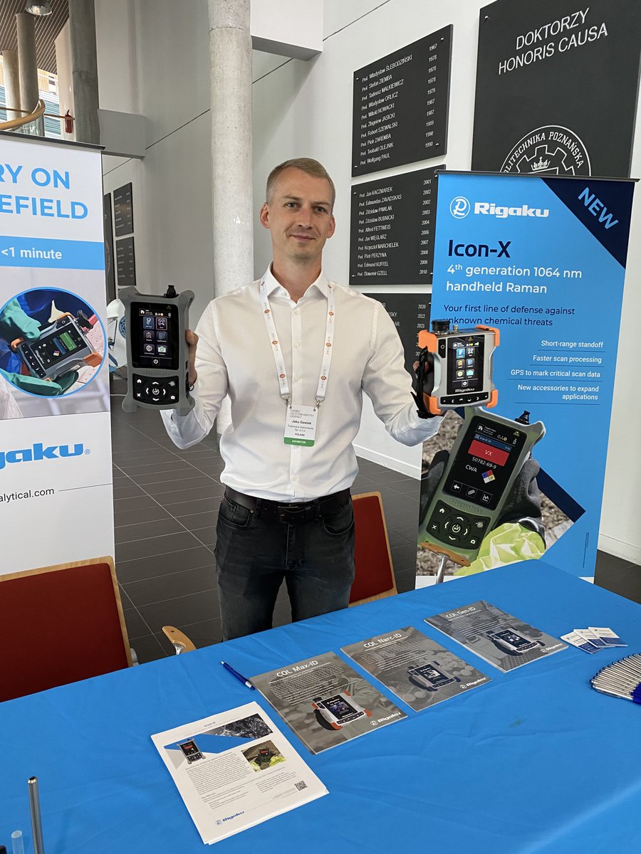 Our team is live from #CBRNe Convergence Europe: High Intensity #CBRN in Poland. 

See our team at table 24 for a demonstration of our latest in handheld CBRNe analysis - the Icon-X.

#HIC2025