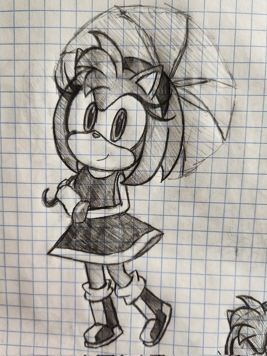 Yenciidraws's tweet image. Amy with an umbrella or something lol
#amyrose #SonicTheHedgehog