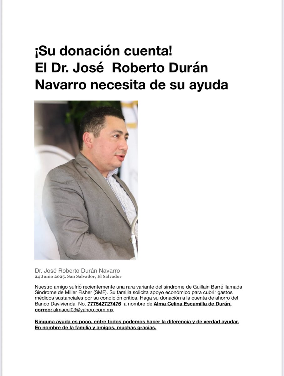 RicQC503's tweet photo. Los médicos somos humanos, hoy uno de mis mejores amigos, quien salvó miles de vidas durante la pandemia, y en todo su ejercicio como cardiólogo intervencionista, necesita del apoyo. Señor Presidente ayúdenos @nayibbukele https://t.co/uSTjrVZlDn