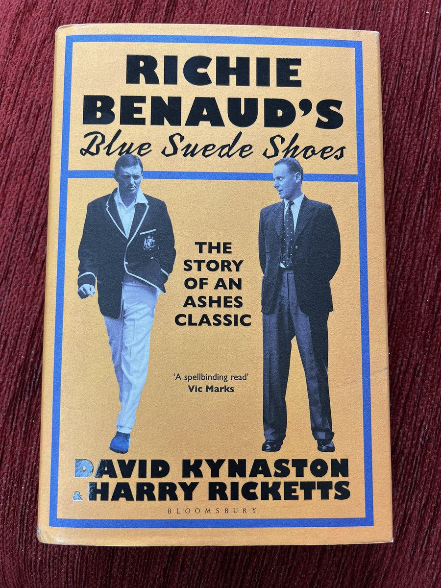 TimRideout1's tweet photo. An enjoyable time at Caythorpe Cricket Club chatting with @huwzat &amp; David Kynaston about cricket past, present &amp; future courtesy of Lowdham Book Festival.

#TheFinalTest #RichieBenaud @BloomsburyBooks #LowdhamBookFestival https://t.co/P4TwCKAgTG