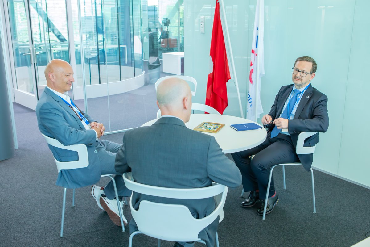 The GCSP (@thegcsp) on Twitter photo Last month, Amb. <a href="/ThGreminger/">Thomas Greminger</a> & Col (GS) Gerhard Weber, Senior Defence Advisor, met with Maj Gen Stefan Schulz, Deputy Defence Policy Director at <a href="/BMVg_Bundeswehr/">Verteidigungsministerium</a> & GCSP alumnus. They discussed the GCSP's 30-year success story & current developments in the security environment. Last month, Amb. <a href="/ThGreminger/">Thomas Greminger</a> & Col (GS) Gerhard Weber, Senior Defence Advisor, met with Maj Gen Stefan Schulz, Deputy Defence Policy Director at <a href="/BMVg_Bundeswehr/">Verteidigungsministerium</a> & GCSP alumnus. They discussed the GCSP's 30-year success story & current developments in the security environment.