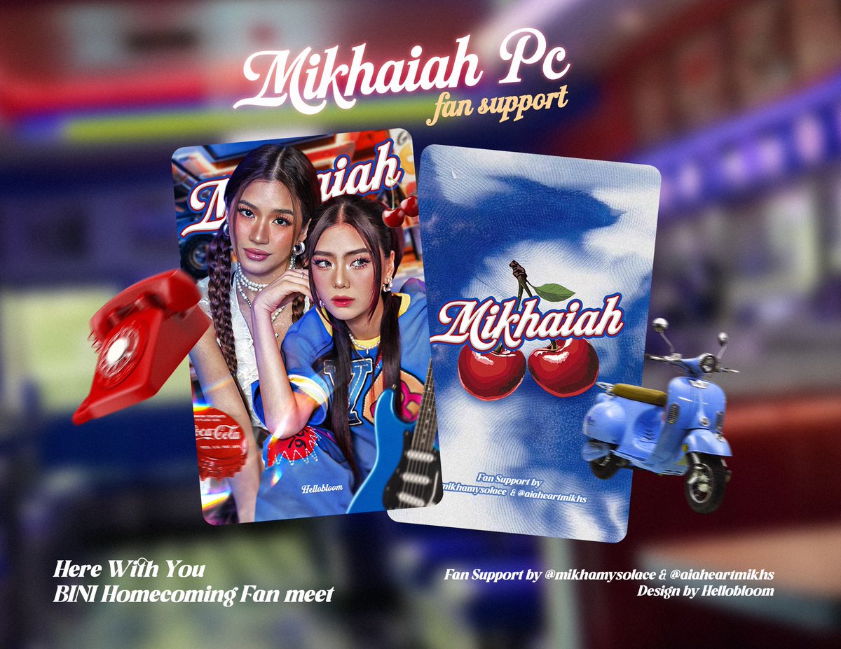 charlene (@mikhamysolace) on Twitter photo #BINI_HomeComingFanMeet FS ✨
Fansupport by <a href="/mikhamysolace/">charlene</a> and <a href="/AiaheartMikhs/">Coffee Mikhs ☕️</a>
Design by: <a href="/hellobloom8/">hellobloom</a>
• like and rt
• must be following <a href="/mikhamysolace/">charlene</a> & <a href="/AiaheartMikhs/">Coffee Mikhs ☕️</a>
• time and loc: tba
• must show proof on dday
• ratio 1:1 (limited qty)
see you, aiahphrolites & #BINI_HomeComingFanMeet FS ✨
Fansupport by <a href="/mikhamysolace/">charlene</a> and <a href="/AiaheartMikhs/">Coffee Mikhs ☕️</a>
Design by: <a href="/hellobloom8/">hellobloom</a>
• like and rt
• must be following <a href="/mikhamysolace/">charlene</a> & <a href="/AiaheartMikhs/">Coffee Mikhs ☕️</a>
• time and loc: tba
• must show proof on dday
• ratio 1:1 (limited qty)
see you, aiahphrolites &