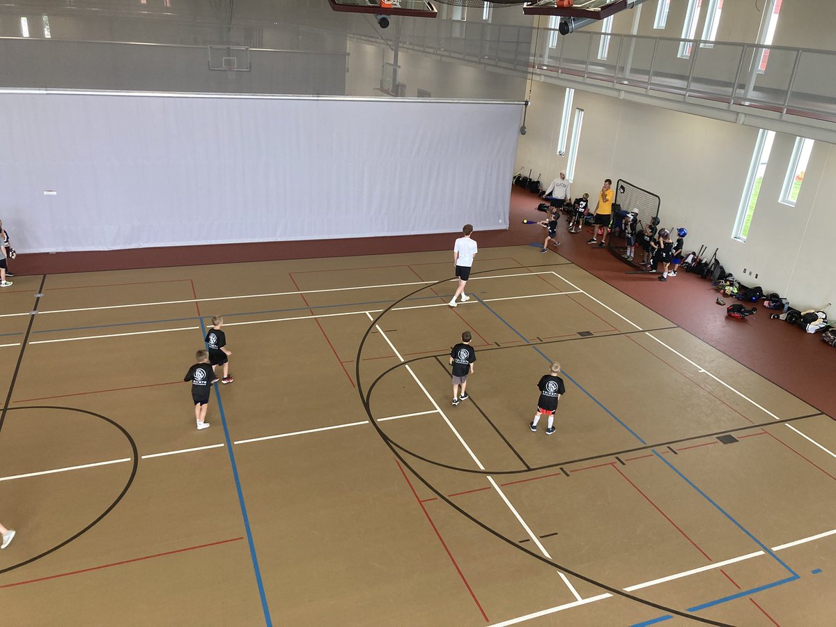 HubmenBaseball's tweet image. Weather is not great today but we made the most of it by playing some whiffle ball games inside! Lots of fun and competition being had!