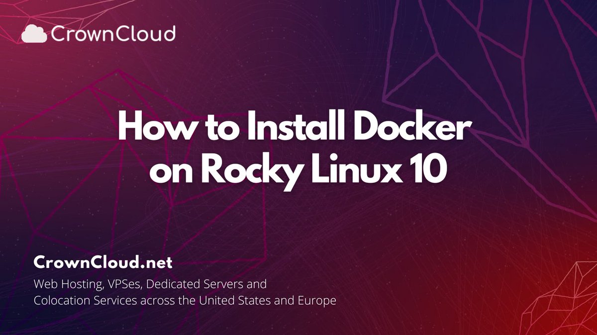 crownclouds's tweet photo. Learn How to Install Docker on Rocky Linux 10 and start building, shipping, and running apps with ease. Perfect for DevOps, testing, and production environments!

https://t.co/Egwoi9a1nR

#Docker #RockyLinux #DevOps #LinuxAdmin #Containers #OpenSource #SysAdmin #DockerEngine https://t.co/ltQigEontw
