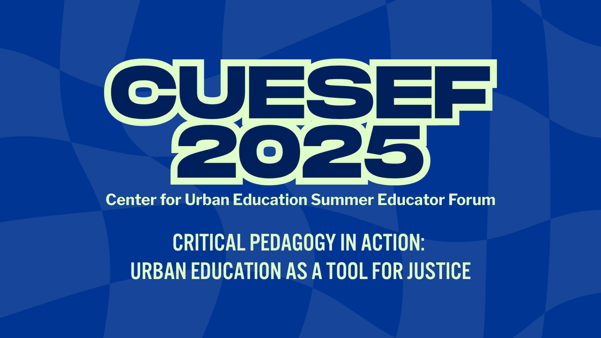 Pitt Center for Urban Education tweet media