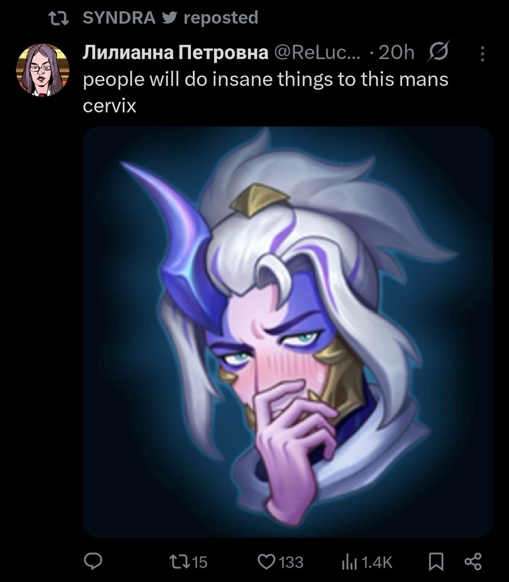 yanleimasterzed's tweet image. WHAT IS THE MEANING OF THIS. @RiotSyndra