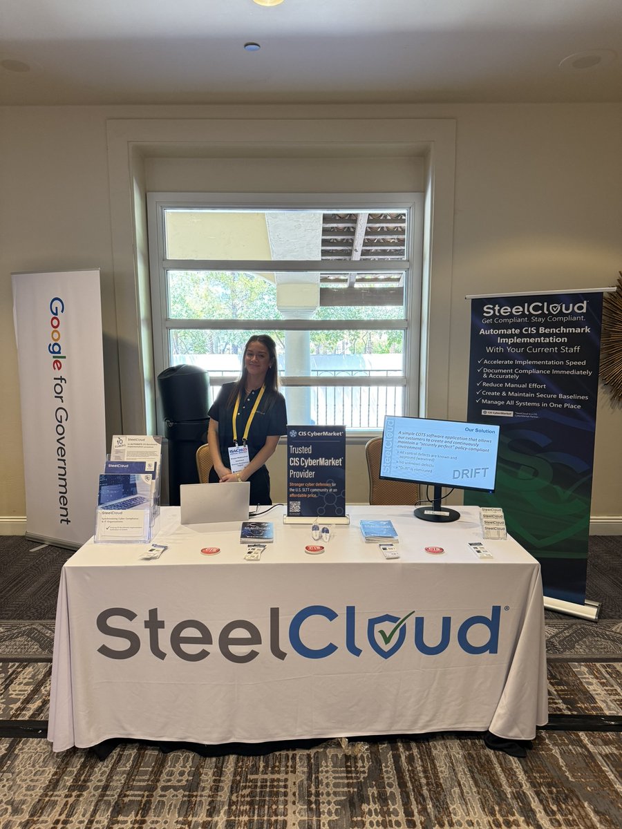SteelCloud (@stigautomation) on Twitter photo Psst! βΌοΈWe have the π¨Μ²π§Μ²π₯Μ²π²Μ² physical copies of our newest e-guide, "πππ πππ²π¬ ππ¨ πππ πππ§ππ‘π¦ππ«π€π¬ ππ¦π©π₯ππ¦ππ§ππππ’π¨π§" to give out at the MS-ISAC Annual Meeting! There's still time to visit us at Tabletop #19; don't miss out! #ISAC2025 Psst! βΌοΈWe have the π¨Μ²π§Μ²π₯Μ²π²Μ² physical copies of our newest e-guide, "πππ πππ²π¬ ππ¨ πππ πππ§ππ‘π¦ππ«π€π¬ ππ¦π©π₯ππ¦ππ§ππππ’π¨π§" to give out at the MS-ISAC Annual Meeting! There's still time to visit us at Tabletop #19; don't miss out! #ISAC2025