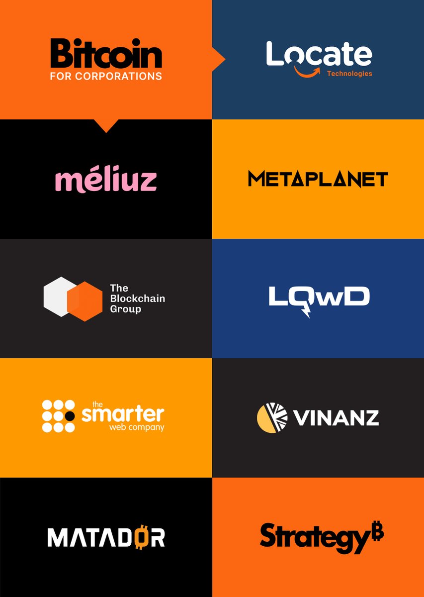 Bitcoin For Corporations (@bitcoinforcorps) on Twitter photo THIS WEEK in corporate #Bitcoin adoption:
These 9 members of <a href="/BitcoinForCorps/">Bitcoin For Corporations</a> have collectively added 11,958.45 BTC to their corporate treasuries. THIS WEEK in corporate #Bitcoin adoption:
These 9 members of <a href="/BitcoinForCorps/">Bitcoin For Corporations</a> have collectively added 11,958.45 BTC to their corporate treasuries.