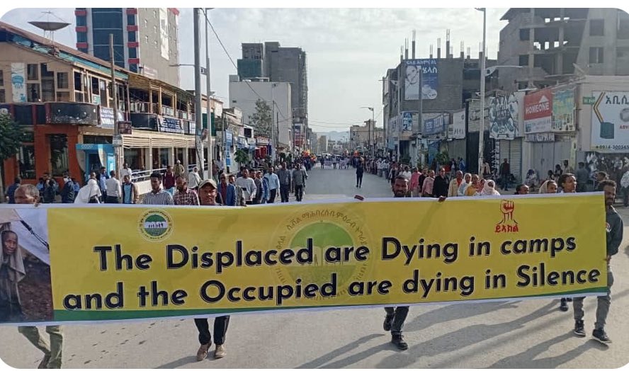Ab’Sâla (@abesalat2022) on Twitter photo “Return is a right, not a request.”
Every rainy season in tents is a breach of international law.
#Tigray IDPs have the legal right to return, safely and with dignity.
We demand justice. We demand action.
<a href="/antonioguterres/">António Guterres</a> @UNHCR <a href="/IOMEthiopia/">IOM Ethiopia</a> <a href="/UNDPPA/">UN Political and Peacebuilding Affairs</a> <a href="/StateDept/">Department of State</a> <a href="/EUCouncil/">EU Council</a> <a href="/JPN_PMO/">PM's Office of Japan</a> “Return is a right, not a request.”
Every rainy season in tents is a breach of international law.
#Tigray IDPs have the legal right to return, safely and with dignity.
We demand justice. We demand action.
<a href="/antonioguterres/">António Guterres</a> @UNHCR <a href="/IOMEthiopia/">IOM Ethiopia</a> <a href="/UNDPPA/">UN Political and Peacebuilding Affairs</a> <a href="/StateDept/">Department of State</a> <a href="/EUCouncil/">EU Council</a> <a href="/JPN_PMO/">PM's Office of Japan</a>