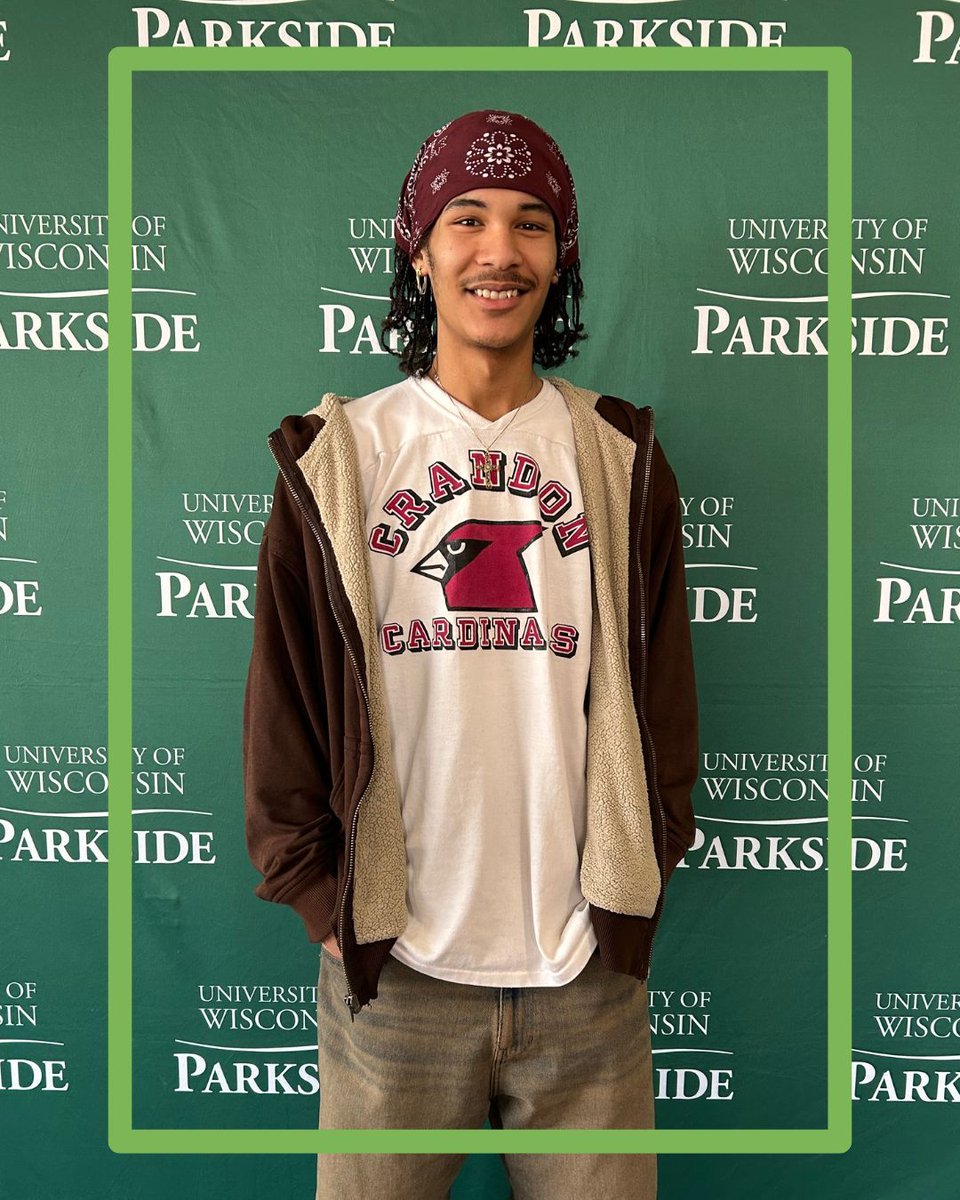 This week, we want to highlight one of our newest Rangers, Johnathan, whose intended major is Arts. 

“Parkside has a nice campus, and I would like to get my art featured in the gallery.”