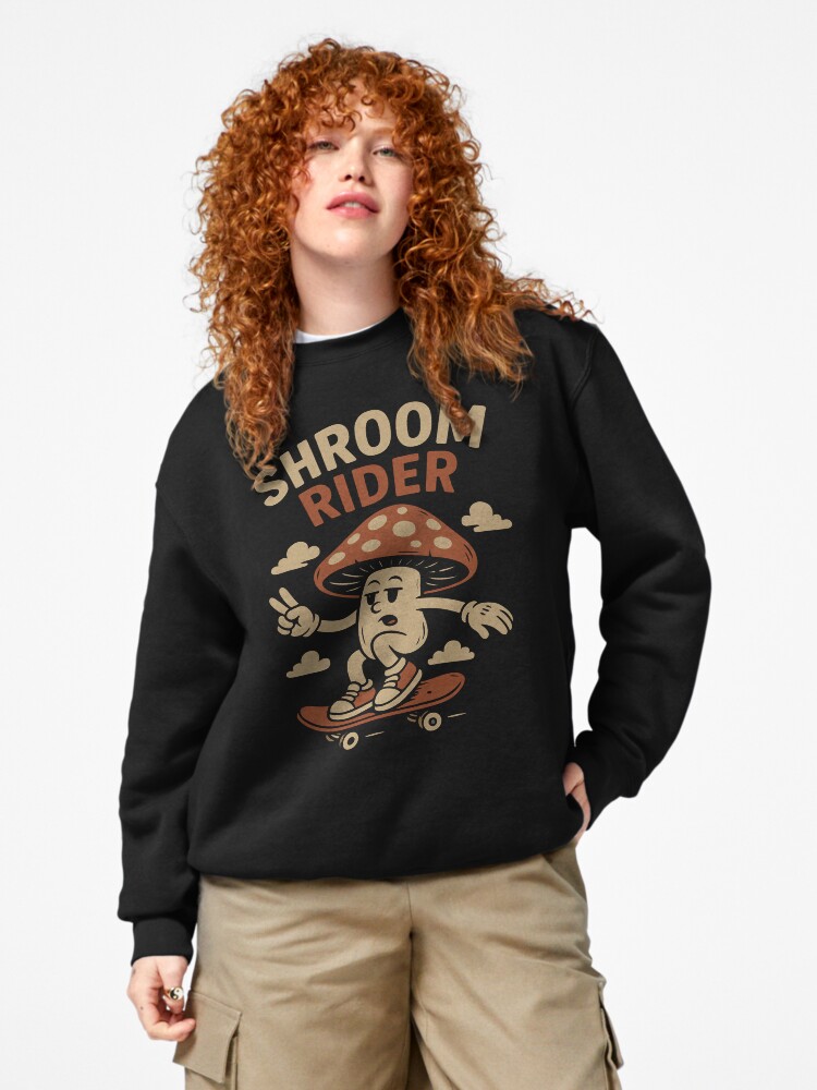 gracefulpodshop's tweet image. Shroom Rider Pullover Sweatshirt 🍄🖤
Stay cozy, stay bold. This trippy mushroom sweatshirt adds chill vibes &amp;amp; aesthetic style to your everyday look. Link in bio!
#PulloverStyle #Mushroomcore #TrippyFashion #CozyAesthetic #Streetwear2025 #AltStyle #RedbubbleFinds #GraphicShirt