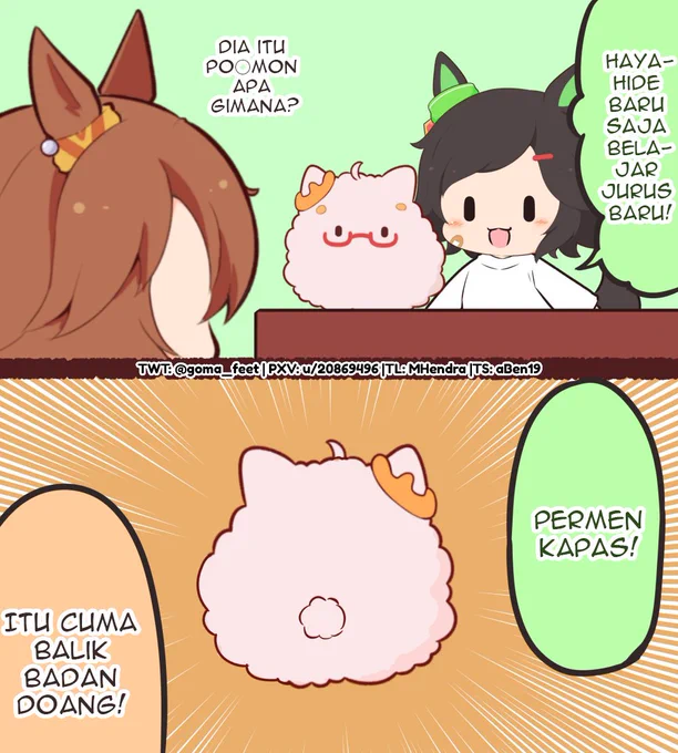 しんわざ
インドネシア語翻訳:@MarcellHendra

#ウマ娘 #ウマ娘英訳 #ウマ娘インドネシア語翻訳 #umamusume #UmaTranslations 