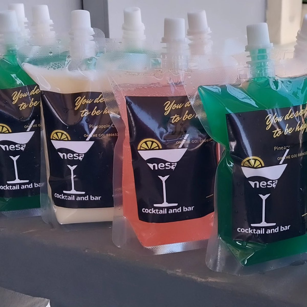 Nesas_cocktails's tweet image. Today&apos;s supply 

Pina Colada 
Strawberry Mojito
Mai Tai

#pouches #BBNaija #cocktails